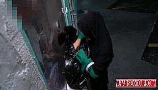 Arab Chick Checks Into Hotel Room