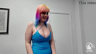 Our curvy blonde maid cleans up after naughty fun