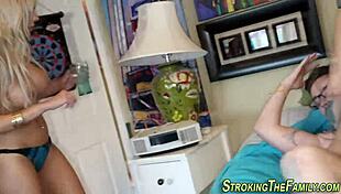 Milf Guides Stepteen Through Challenge