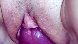 My Tight Pussy Receives Warm Cumshot In Close Up