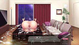 Detailed Hentai Scene With Milf Kissing And Intense Sex In Game.