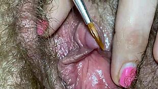 Close up shots of the clitoris during edging, a hot fetish