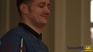 Why did brunette milf xenia nice get caught fucking big young british cock?