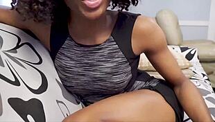 Hot step mom sucks cock!