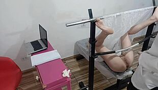 หมอหญิงทำไมผสมตรวจร่างกายกับเซ็กส์ในชุดโรงพยาบาล?