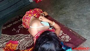 desi housewife gets rough in saree on ranch webcam