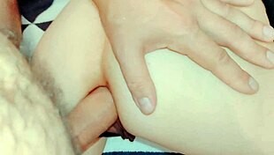 elegant passion turns to anal with mature skinny brunette wife