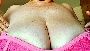 Huge tits right in boss's face, countdown to cumshot