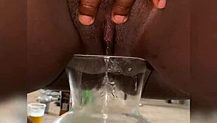 salty rain on shaved pussy milf wife