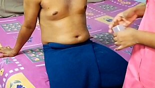 Desi hot nurse gets doggy style fucking