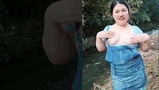 andrea and migz have a fun outdoor adventure with their curvy bodies 😊