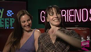 Julia Ann Drops By The Studio To Talk About Her Movies And Share Some Scenes Where She Struggles To Get To A Teen 18+ Girls Cookie