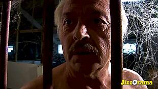 Jizzorama - super old perverted grandpa stable blowjob