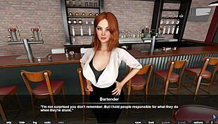 Dessert store setting, no parent, naughty teenage girl