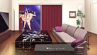 Detailed Hentai Scene With Milf Kissing And Intense Sex In Game.