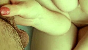 hot pov handjob, cum on titties