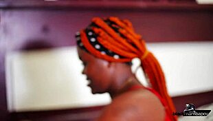 beautiful hotel guest ordered food but received a huge bodybuilder's massive big black cock instead.