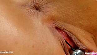 Eliza's Intense Ebony Solo Fingering And Masturbation Close-Up