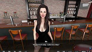 Dessert store setting, no parent, naughty teenage girl