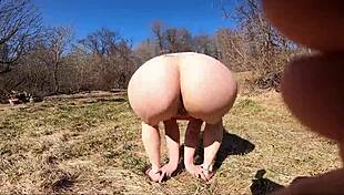 43yo wife flashes big ass at park 😏.