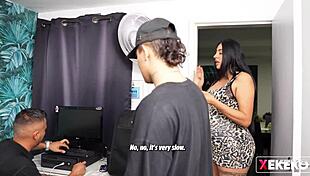 Pregnant Colombian spied and fucked