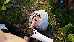 2B PMV Mega Hentai Compilation Featuring Anime Characters In Various Scenes