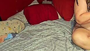 mature milf enjoys intense sex session ending with hard creampie in bedroom