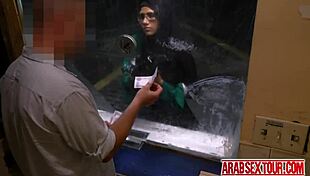 Arab Chick Checks Into Hotel Room