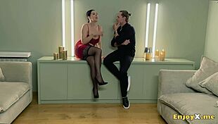 Russian star Kira Queen in bondage and fetish session.