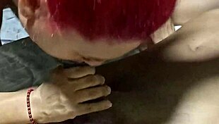 mature latina sucking cock deep in pov