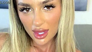 Hey, check out this pretty brunette hottie molly volk getting rough 😈