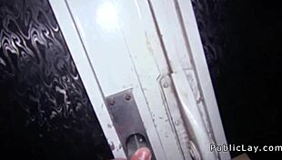 european brunette amateur public bang