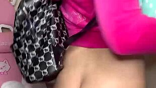 Hot school girl teases to make older daddy explode hard
