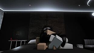 fucking my busty goth friend in roblox