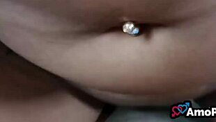 Brazilian Brunette's Lover Grabs Waist, Hear Her Moaning In POV