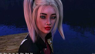 The 18 yo blonde stripper gives me a sloppy blowjob