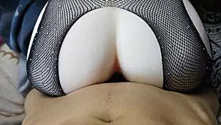 slowly and gently plunging into a deep big ass with moans