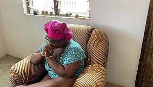 Chubby Milf Screams While Riding Machine for Intense Satisfaction