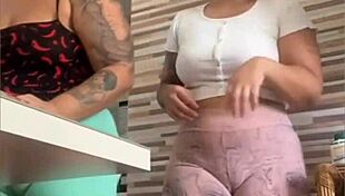 this bbw flashes her swollen pussy in public, you won't believe how puffy it is.