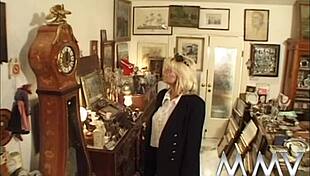 Pierced Blonde Milf Receives Hardcore Anal Fucking From Black Partner