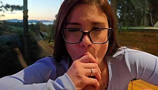 dei pro meu sogro na sacada de um sitio escondida