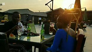 Ebony Goddess Meets Naija Pornstar In Exclusive Bar For Fun