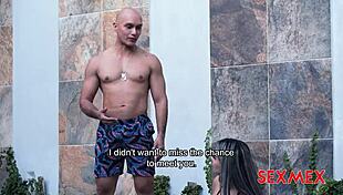 Malena Doll Gets Secretly Fucked Barefoot by the Pool