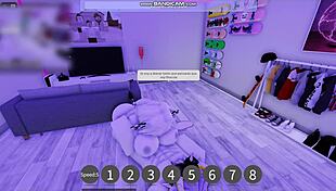 She said, 'Fill me with milk this time in Roblox!'