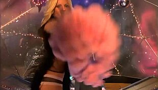 Diamanda Foxx Blonde Cougar Plays with Dildo Before Big Cock Action