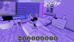 She said, 'Fill me with milk this time in Roblox!'