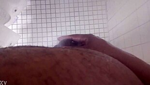 shower head brings lactating lesbian orgasm