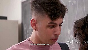 i couldn't resist the student's advances, gave him my big ass in the classroom