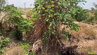 Outdoor Stroll Turns Wild with Babe Getting Nailed in River Yard