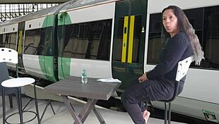 voyeur peeks at big tits ass game with cock close up